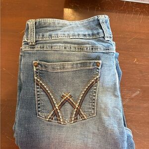 Wrangler Women's Light Blue Boot Cut Jeans with Embroidered Back Pocket